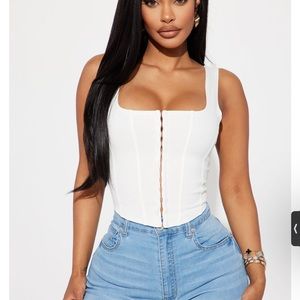 Fashion Nova Belle Corset Top